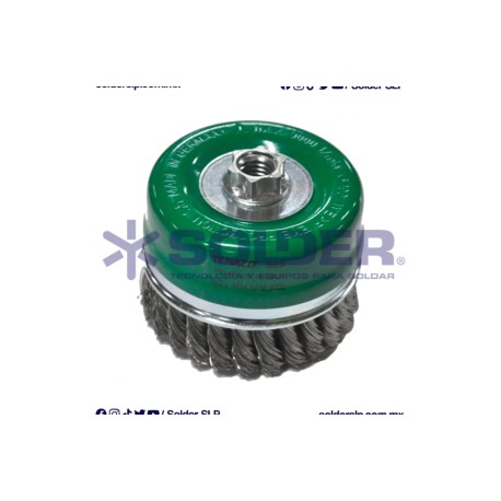 Cepillo De Alambre Aust-969 Acero Inoxidable 7/8″