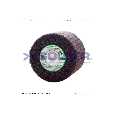 Rodillo De Lija 4-1/4X4X5/8 Grano Medio Cod. Aus-1393