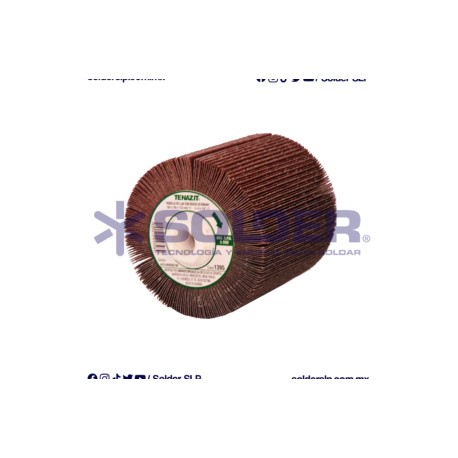 Rodillo De Lija 4X4X5/8 Grano 80 Cod. Aus-1395
