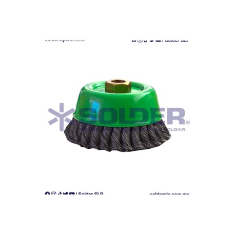 Cepillo De Alambre Aus-2854 Ondulado 5″ 1-3/16″