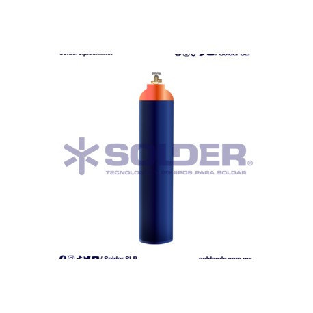 Cilindro De Helio Globero 6M3 Vacio Con Bonete