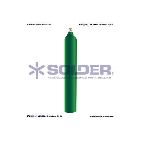 Cilindro De Oxigeno Medicinal 8.5M3 Vacio Con Bonete
