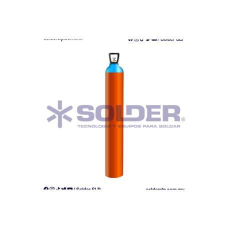 Cilindro De Oxigeno Industrial 9.5M3 Vacio Con Bonete